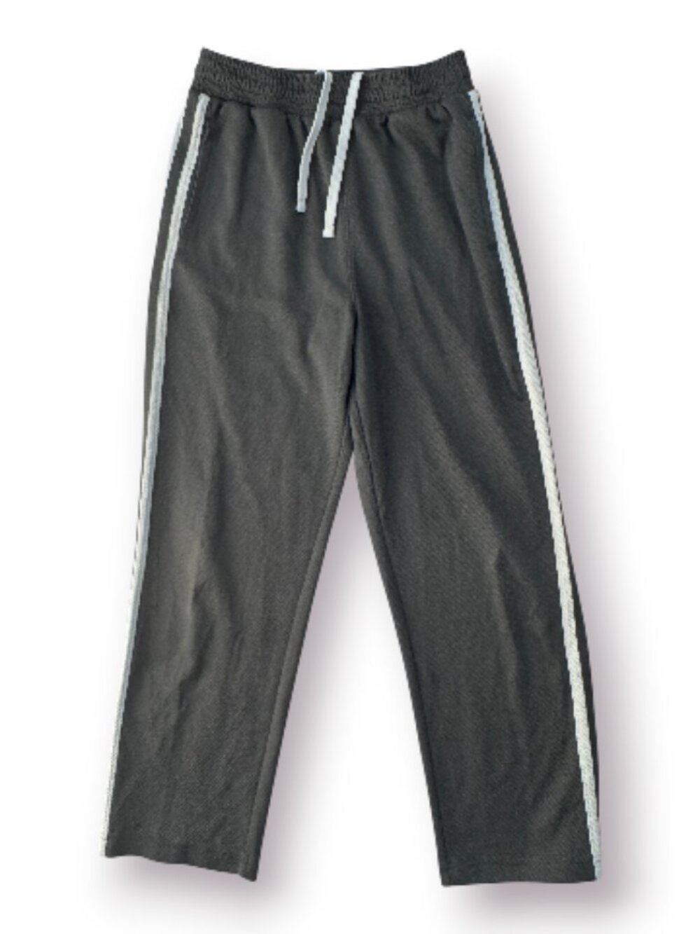 MTA Sport Boys Charcoal Gray Track Pants Size L (10-12) EUC